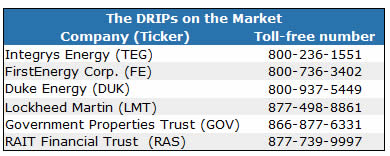 best DRIPs for retirement